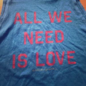 Spiritual Gangster All we need is love muscle top